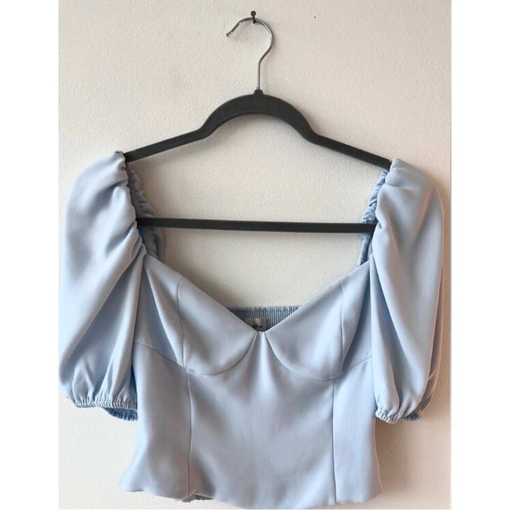 Wilfred Novella ss blouse 4 baby blue